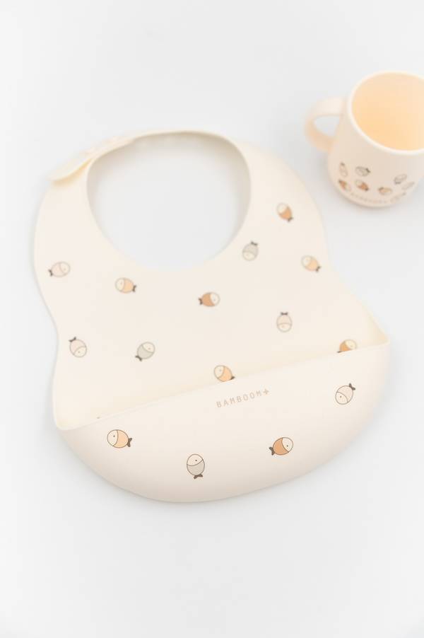 Bamboom Bavaglino in silicone e tazza - 905 - FISHES 242
