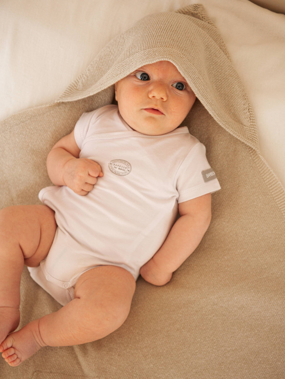 BAMBOOM Copertina Wrap 4 stagioni con Cashmere - STONE SAND 505 - AI