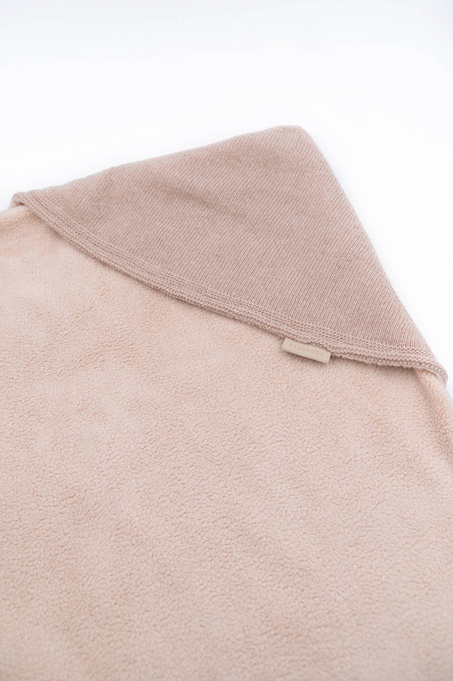 BAMBOOM Copertina Wrap 4 stagioni con Cashmere e lato teddy - VINTAGE PINK 341