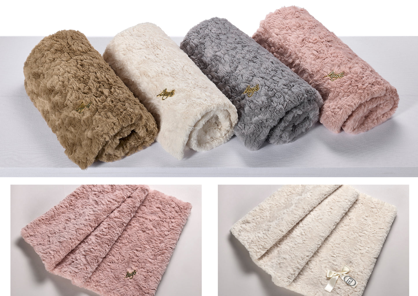 LiuJo Copertina PERSIA FIOCCO culla carrozzina Liu Jo 90x75cm - BL596B - colore Nocciola