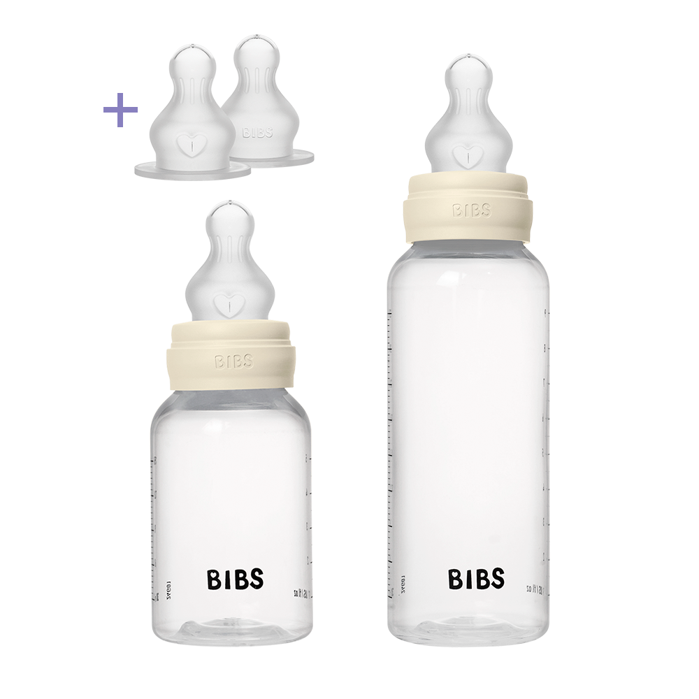Bibs Coppia Biberon Set 150 ml / 270ml Ivory