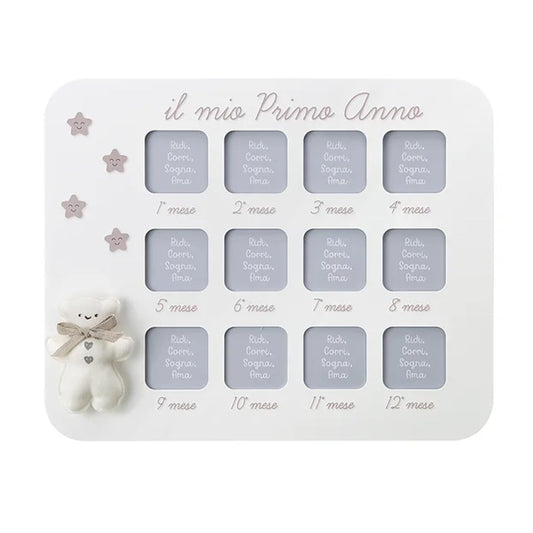 Mendozzi Portafoto Il mio Primo Anno - Paco bianco