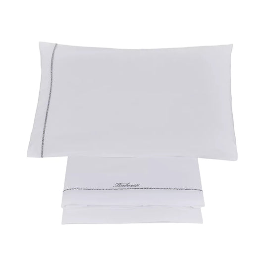 Borbonese Kids - Lenzuola culla / carrozzina 3 pezzi SPLENDIDO - grigio ferro