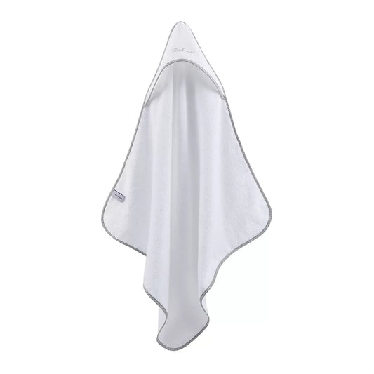 Borbonese Kids Accappatoio neonato quadrato SPLENDIDO - grey