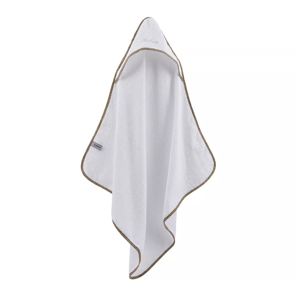 Borbonese Kids - 20 - Accappatoio neonato quadrato SPLENDIDO - marrone