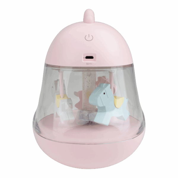 MARY'S Lampada music box Carosello - Rosa