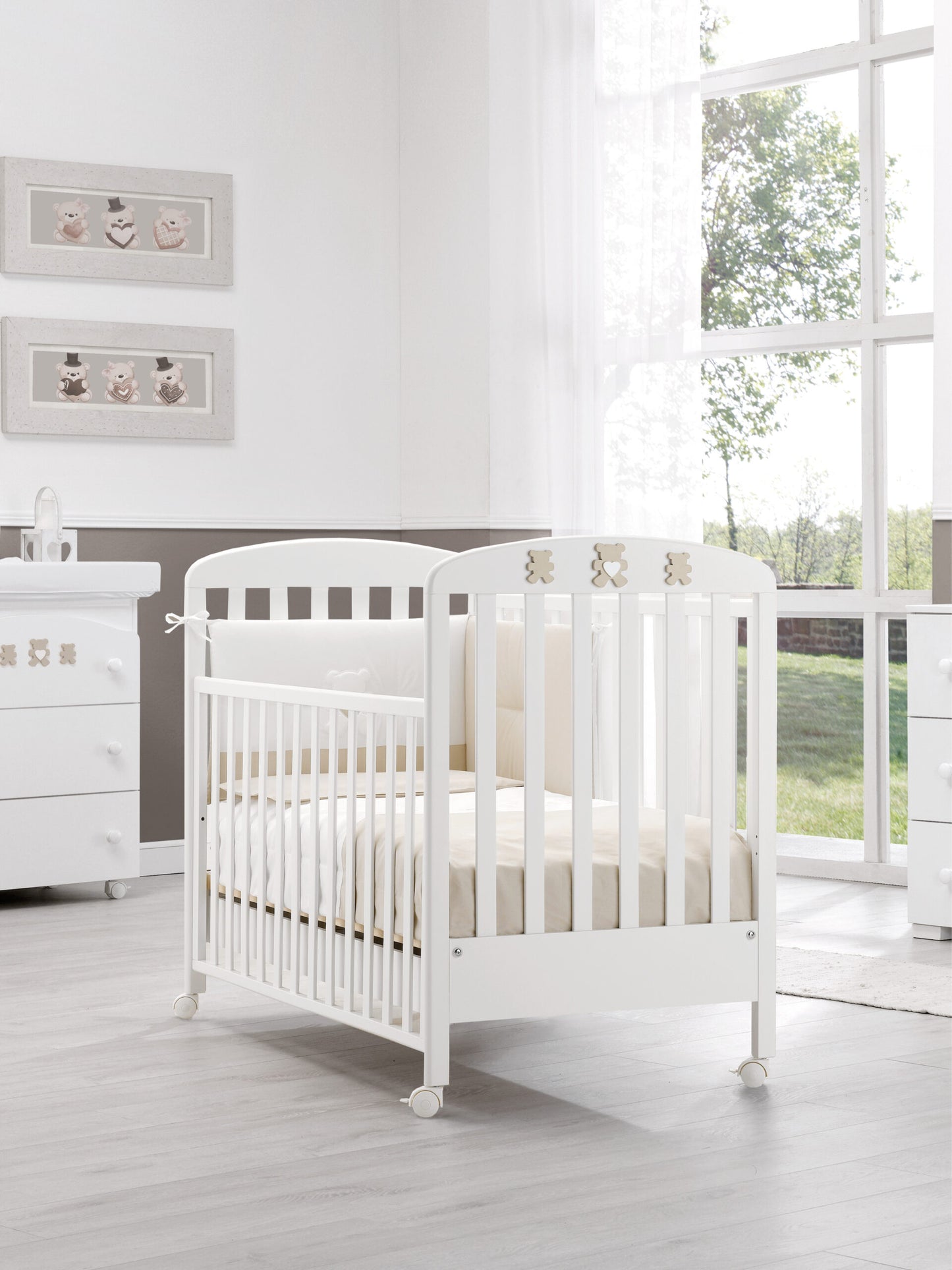 ERBESI Lettino Classic Molly - bianco