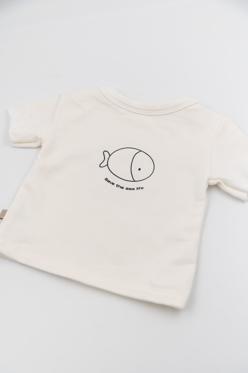 BAMBOOM T-shirt a maniche corte con stampa - 824 - OFFWHITE 111