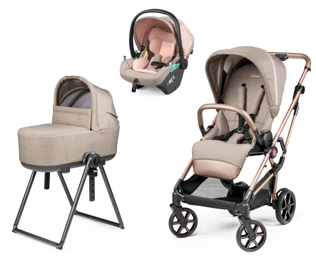 PEG PEREGO Vivace Sistema Modular colore MON AMOUR c/ seggiolino LOUNGE reclinabile