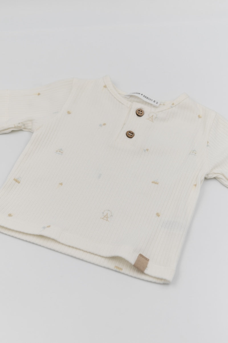 BAMBOOM T-shirt a maniche corte apertura polo - 847 - PRINT CIRCUS 420