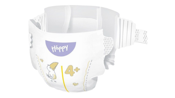 HAPPY - Pannolini tg.4+ - DOUBLE PACK (2x56)