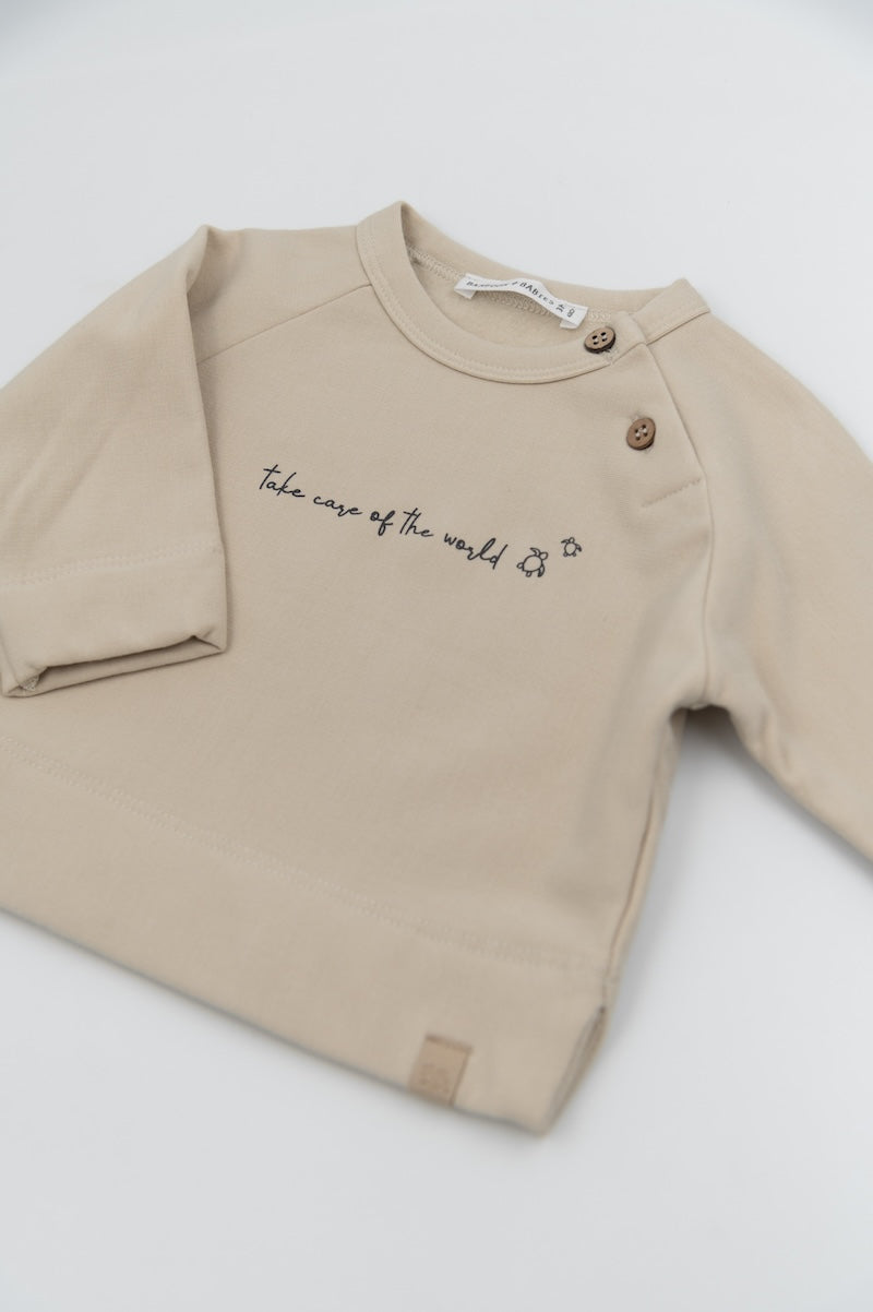 BAMBOOM Maglia 'Take care' - 854 - SAND 10
