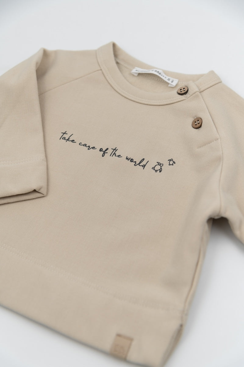 BAMBOOM Maglia 'Take care' - 854 - SAND 10