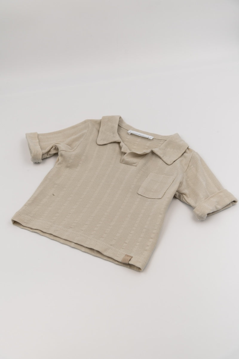 BAMBOOM Polo shirt MC - 885 - SAND 10