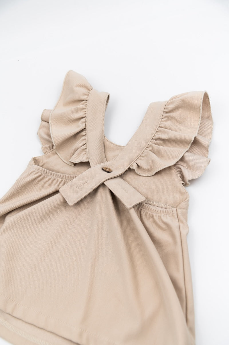 BAMBOOM Vestito Salopette - 889 - SAND 10