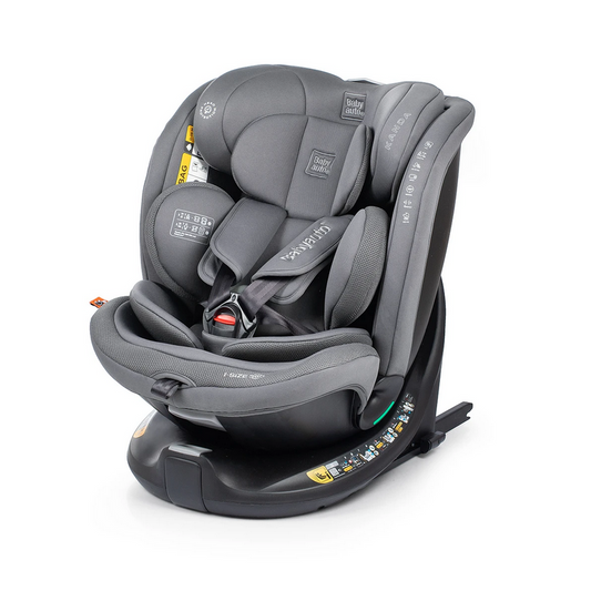 BABYAUTO Seggiolino Auto KANDA ifix 40-150cm top Tether girevole 360 colore Phantom Grey