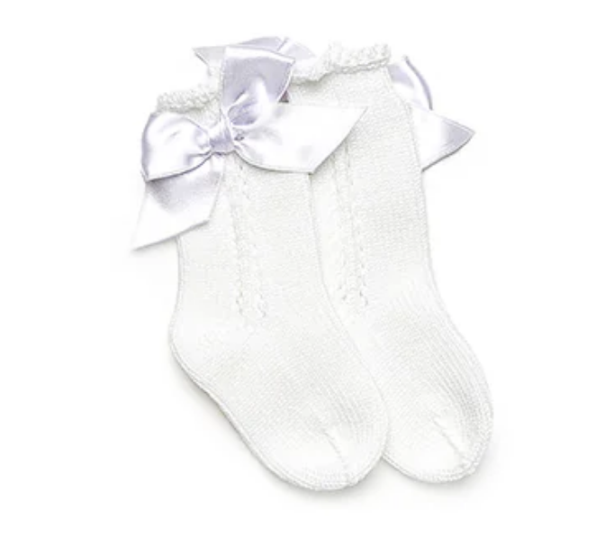 Juliana Calze con fiocco - bianco