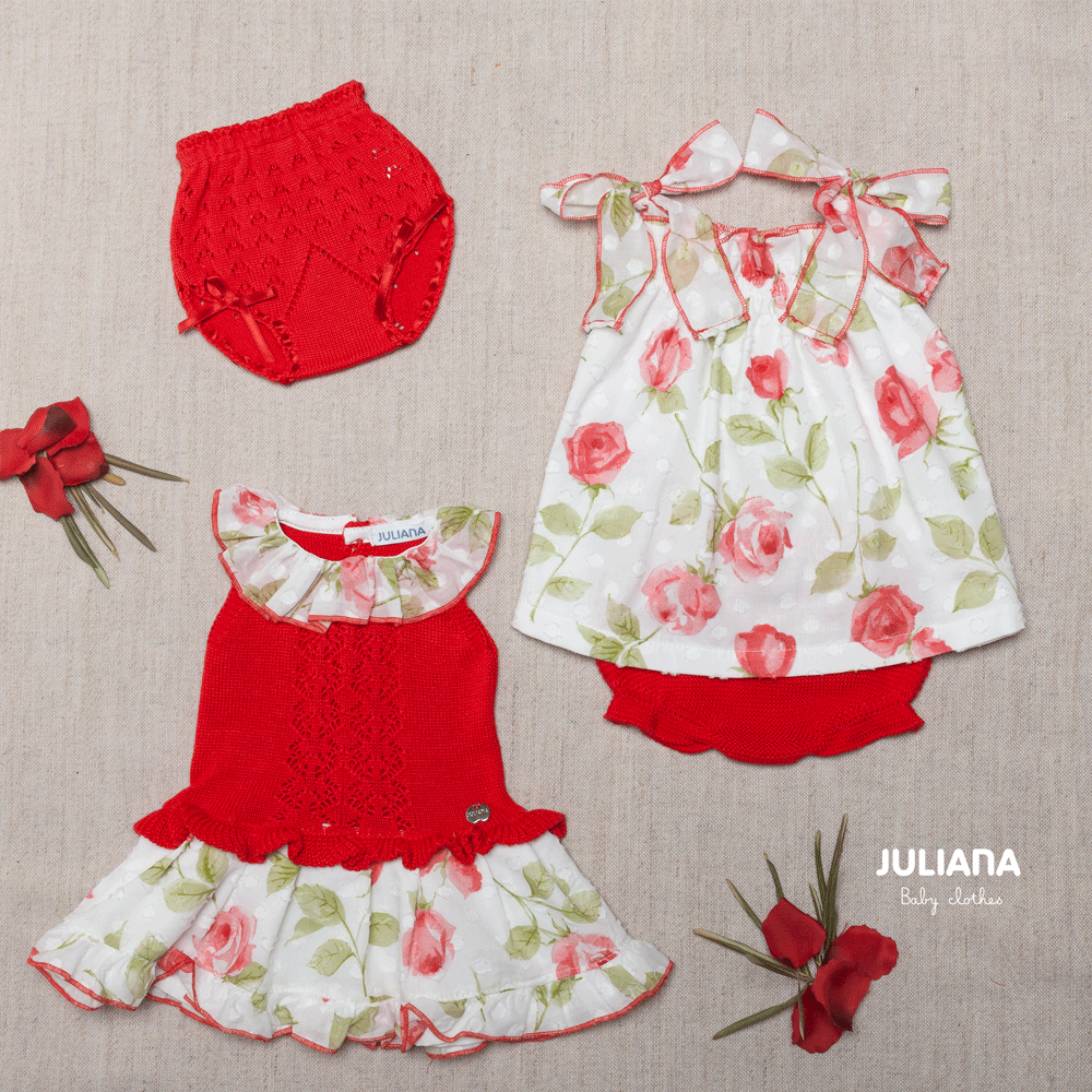 JULIANA Collezione Rosas - Completo 2pz - J5183