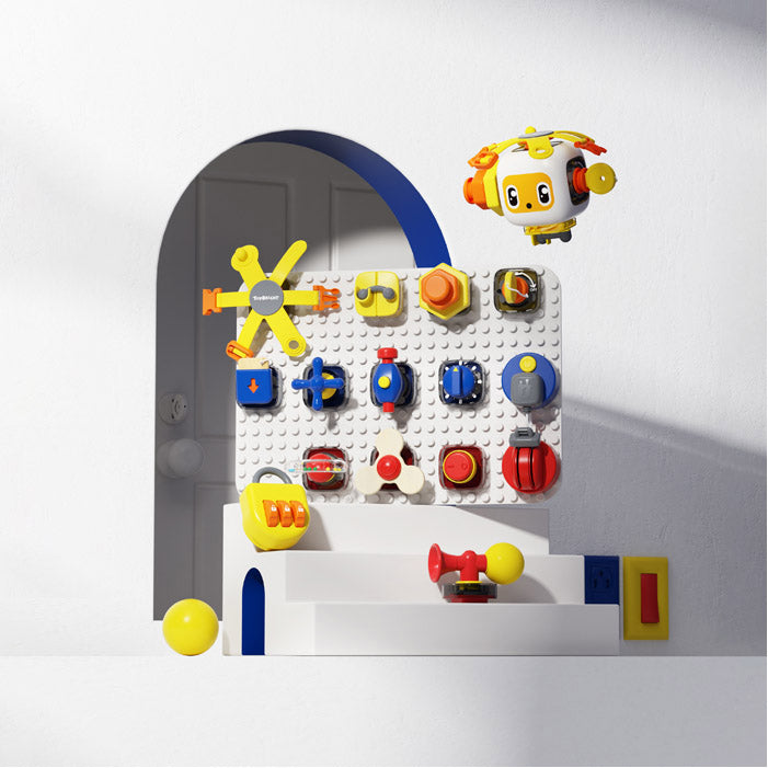 TOPBRIGHT Set tavoletta gioco educativo Busy Board