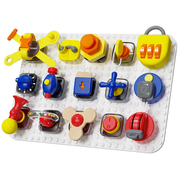 TOPBRIGHT Set tavoletta gioco educativo Busy Board