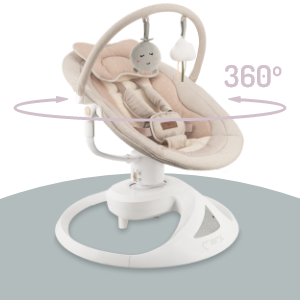 MoMi altalena PEARL baby swing - colore beige