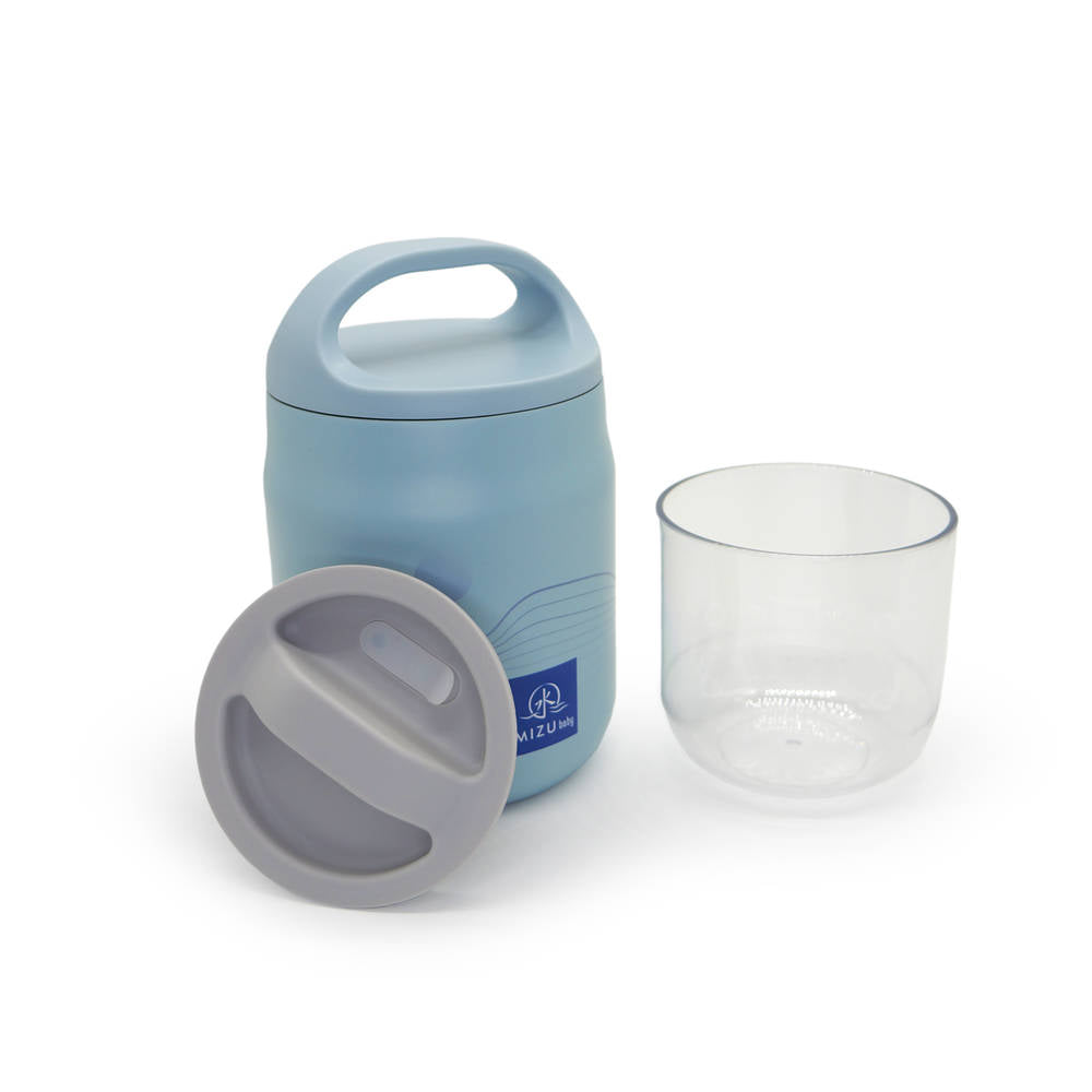 Mizu Baby - Yume Food 2in1 - Thermos pappa 600ml - Con contenitore 300ml in Tritan - colori assortiti