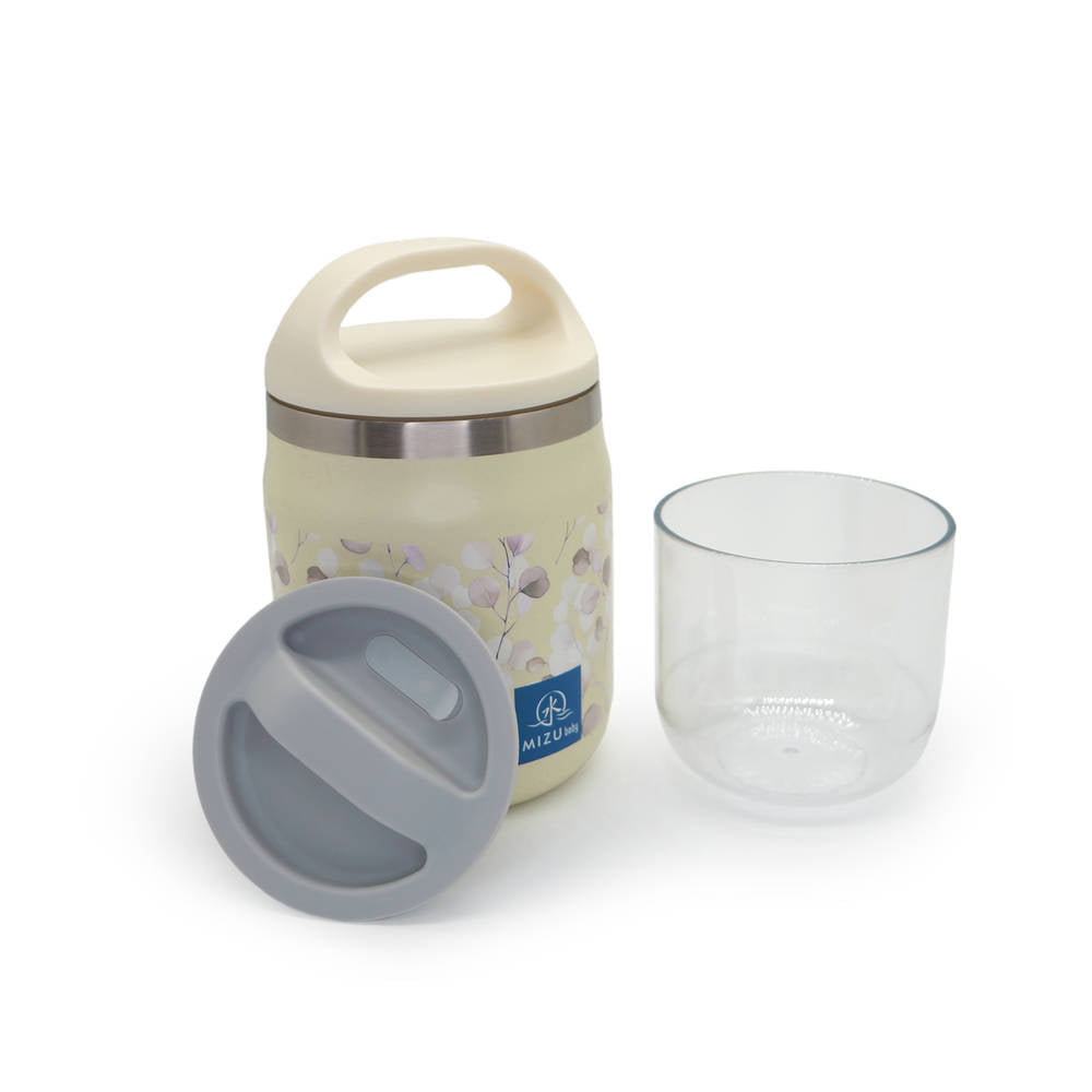 Mizu Baby - Yume Food 2in1 - Thermos pappa 600ml - Con contenitore 300ml in Tritan - colori assortiti