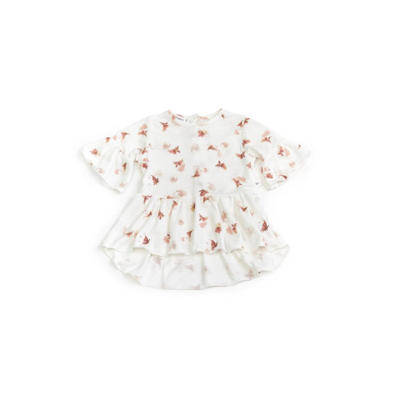 BAMBOOM Blusa Lunga con Volant bimba - 335 - Farfalla