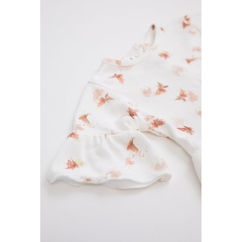BAMBOOM Blusa Lunga con Volant bimba - 335 - Farfalla