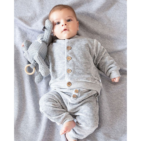 BAMBOOM Cardigan - 1785621 - grey melange