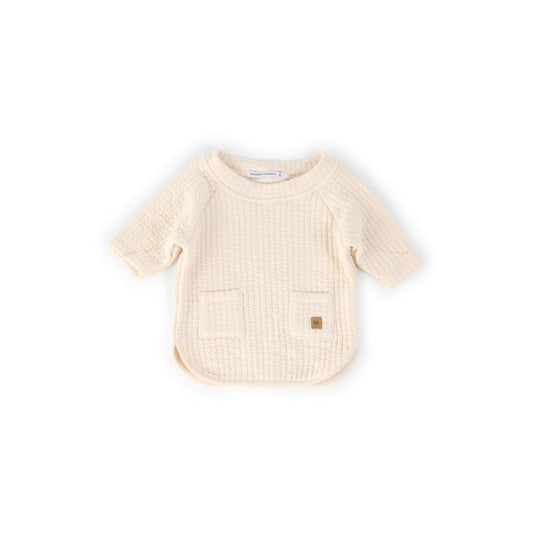 BAMBOOM Maglia Poncho bimba - 30360 - bianco latte