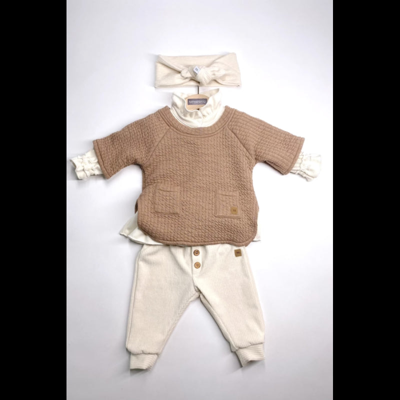 BAMBOOM Maglia Poncho bimba - 30356 - rosa antico scuro