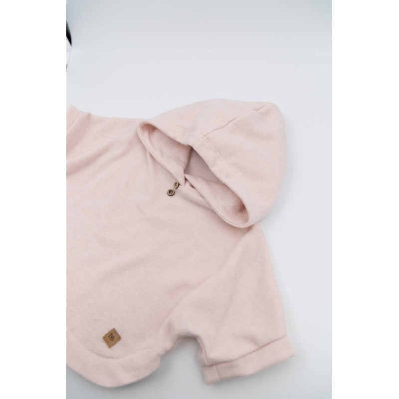 BAMBOOM Maglia Poncho bimba - 395 - rosa cipria 56
