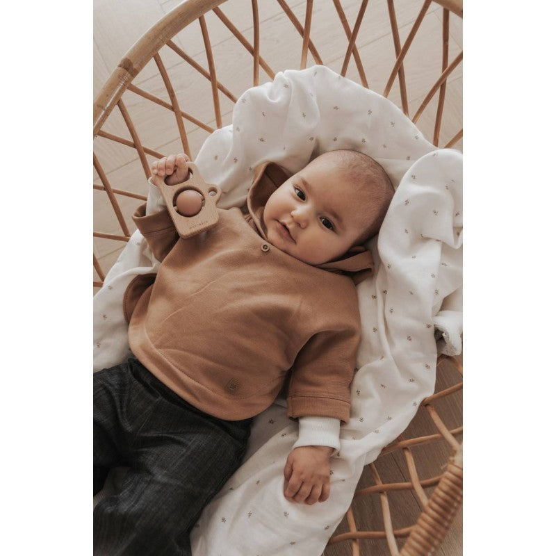 BAMBOOM Maglia Poncho - 395AI - Camel 79