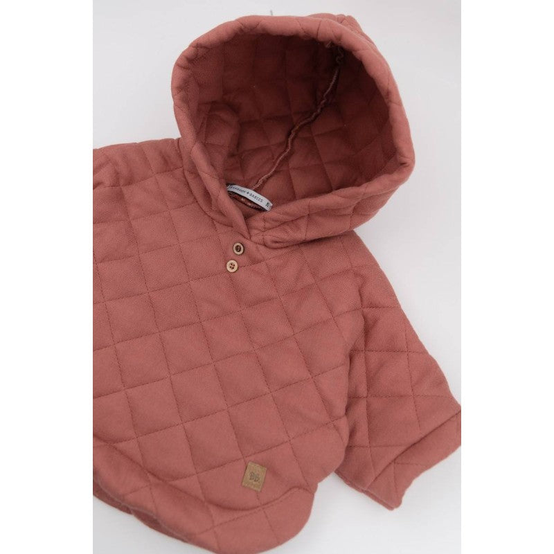 BAMBOOM Maglia Poncho Padded - 395A - Wine Rose 58