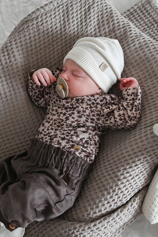 BAMBOOM Pantalone a caramella in velluto - 379 - Choco 43