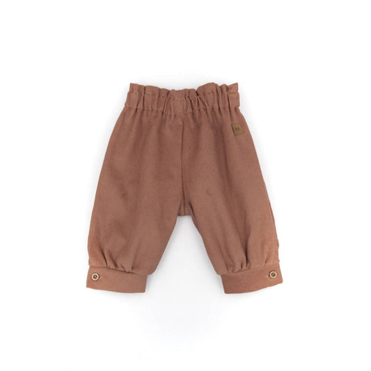 BAMBOOM Pantalone a caramella in velluto - 379 - Rosa antico scuro 48