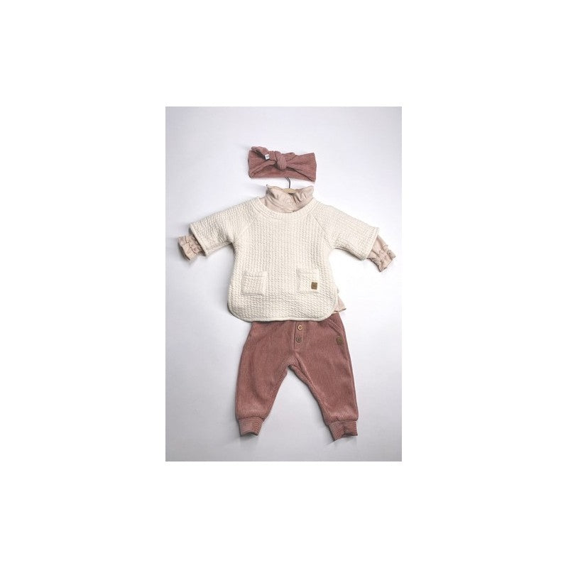 BAMBOOM Pantalone Kino velluto a costine - 30666 - rosa antico scuro