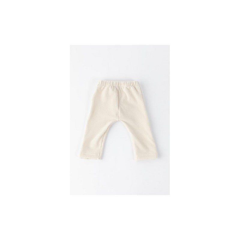 BAMBOOM Pantalone Legging Skinny velluto a costine - 31550 - bianco latte