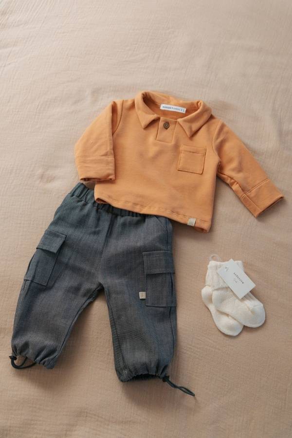 BAMBOOM Polo maniche lunghe - 704 - Orange 246
