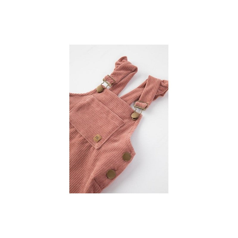 BAMBOOM Salopette Bimba - 30866 - Rosa antico scuro