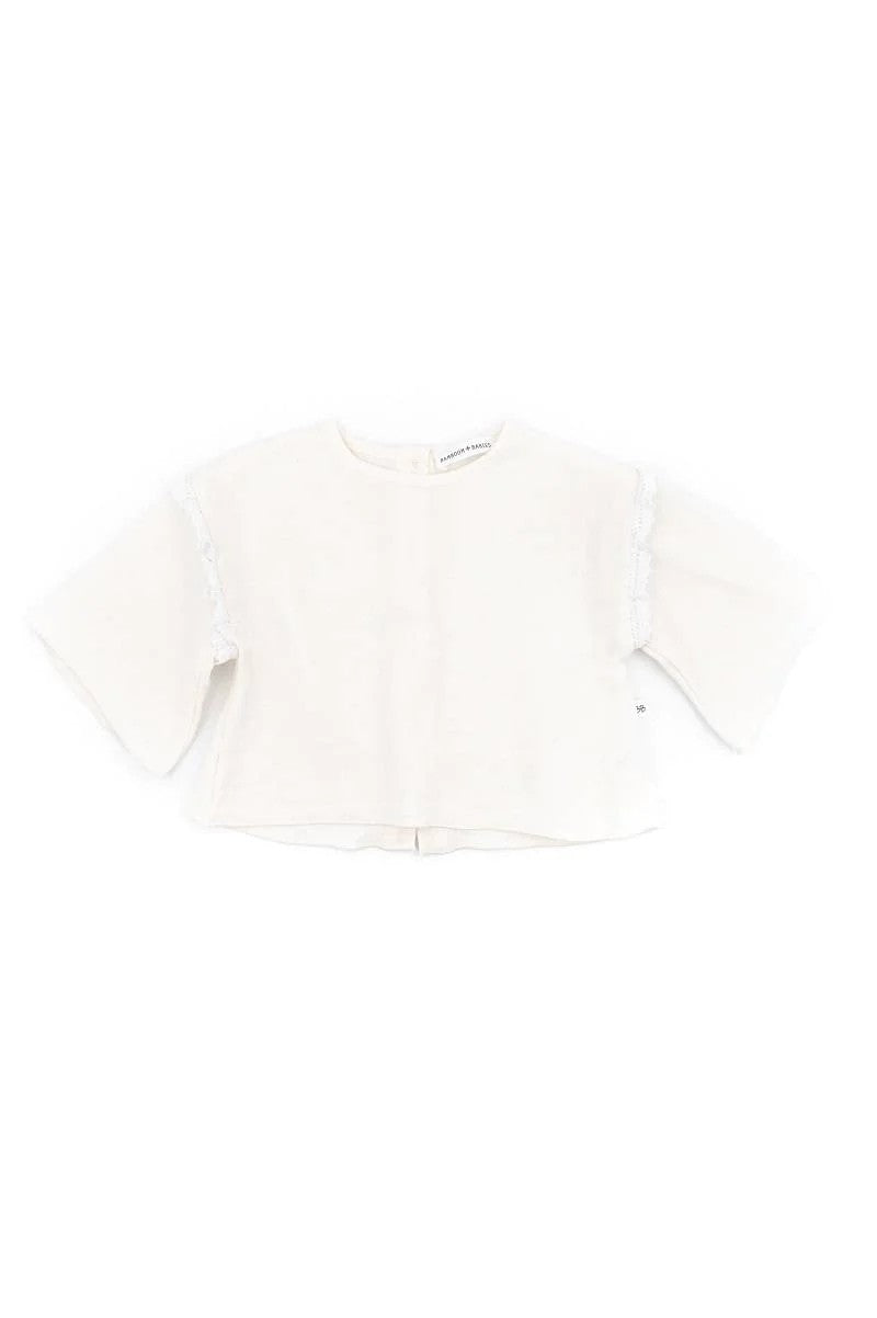 BAMBOOM Shirt con maniche farfalla - 432.61 - Bianco