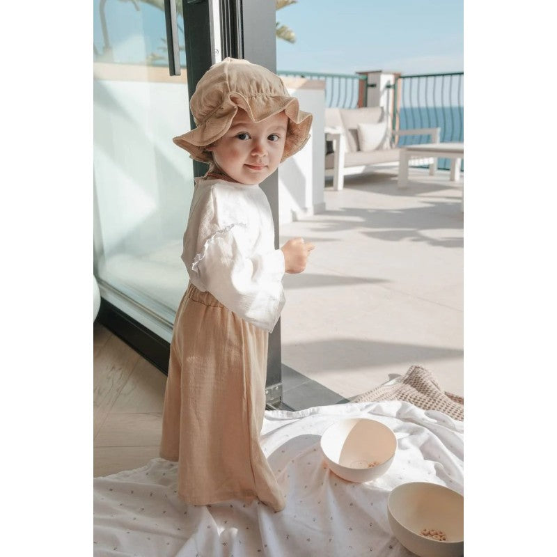 BAMBOOM Shirt con maniche farfalla - 432.61 - Bianco
