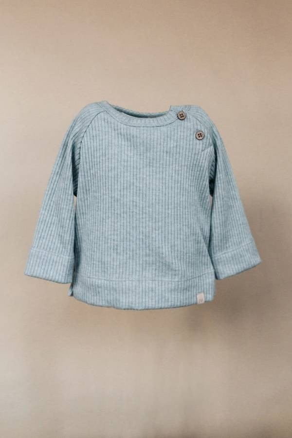 BAMBOOM Tshirt apertura raglan - 705 - Soft Petrol 24