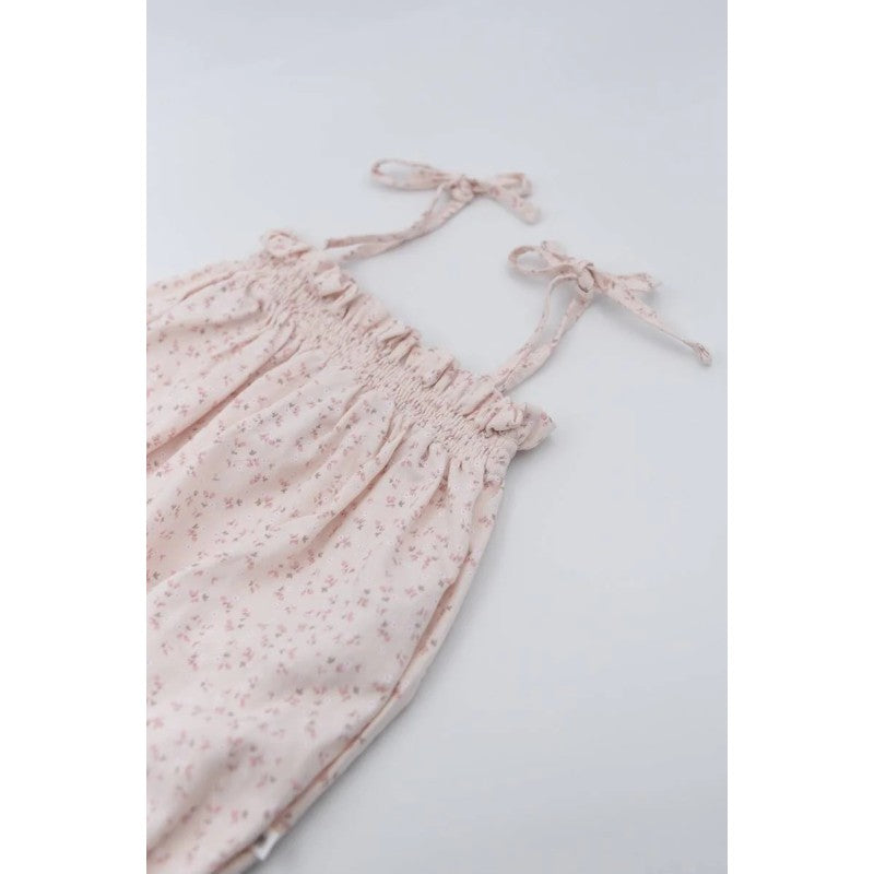 BAMBOOM Tutina bimba con lacci spalle - 417PE - Spring Rosa 85