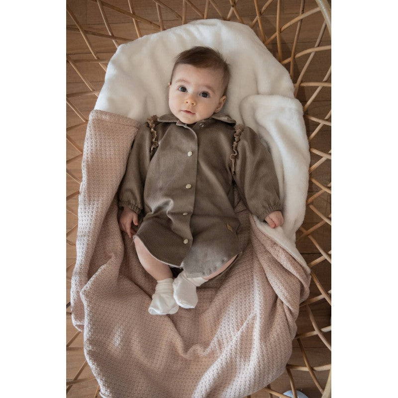 BAMBOOM Vestitino Camicia a Costine - 394 - Choco 13