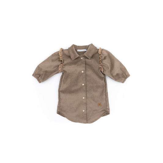 BAMBOOM Vestitino Camicia a Costine - 394 - Sabbia 29