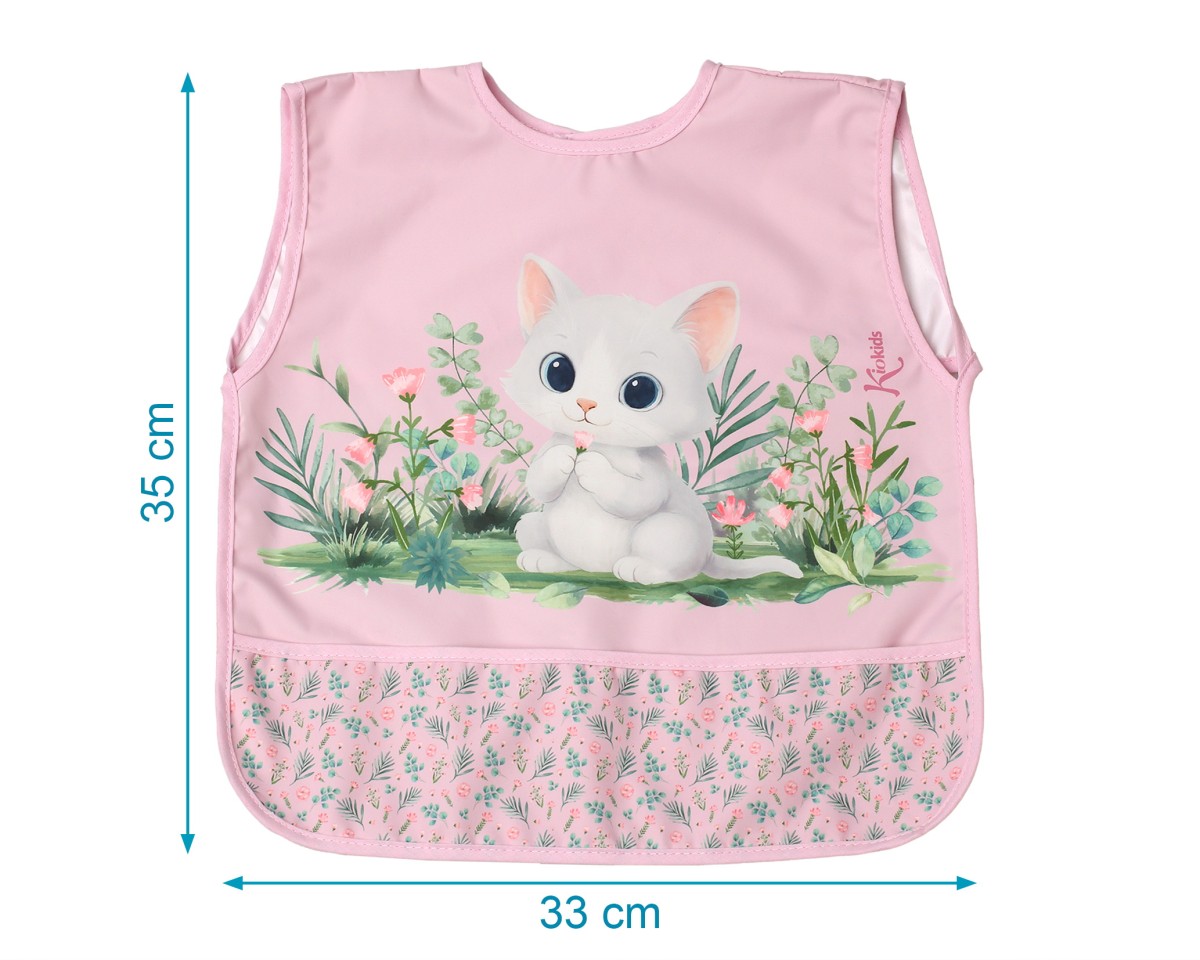 KIOKIDS - Bavaglino impermeabile GATTINA