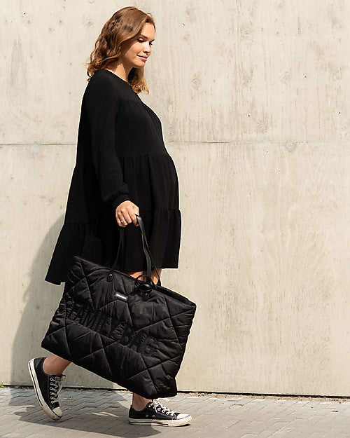 Childhome borsa Family Bag - Nero trapuntato