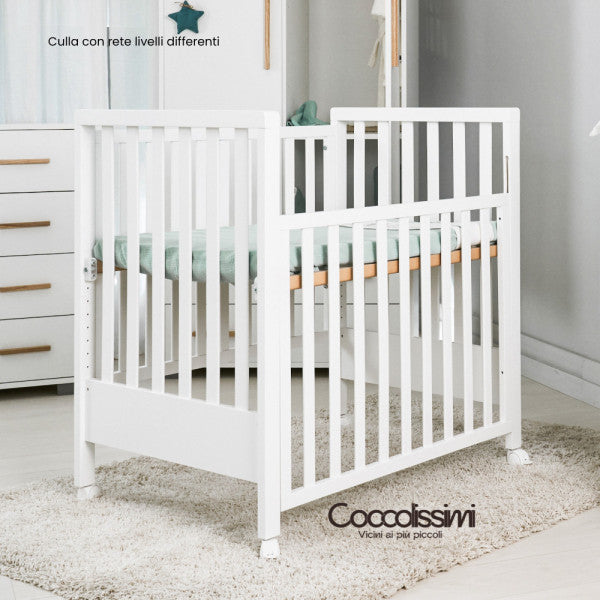 COCCOLISSIMI - Lettino EVOLUTIVO Dreamy bianco